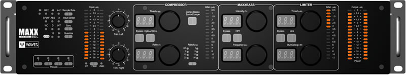 WAVES Maxx BCL - Compresseur, Bass reinforcement, Limiter, Dithering.